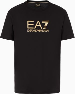 EA7 T-Shirt Girocollo Label - Nero