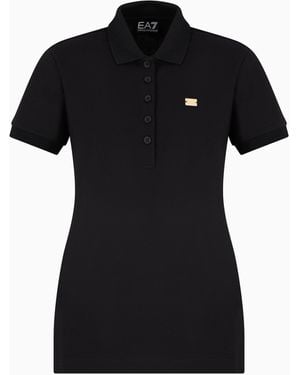 EA7 Polo Core Lady - Nero