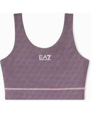 EA7 Reversible Sport Bra Ventus 7 - Purple