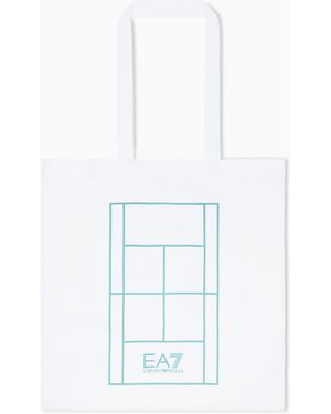 EA7 Internazionali Bnl D'Italia Tote Bag - Bianco