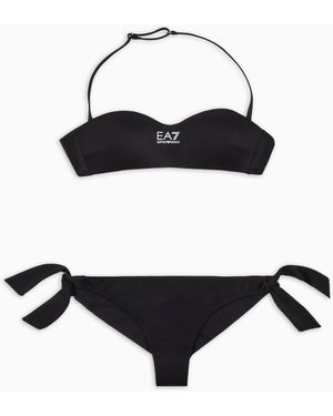 EA7 Bikini A Fascia Logata - Nero