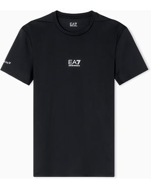 EA7 Dynamic Athlete Crew-Neck T-Shirt - Black