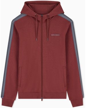 EA7 Hoodie Logo Series Regular Fit - Red