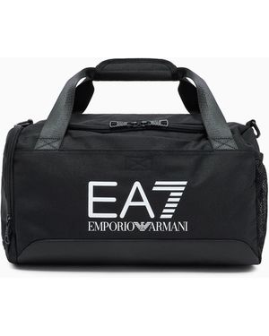 EA7 Kleine Train Core Sporttasche Mit Großem -Logo - Schwarz