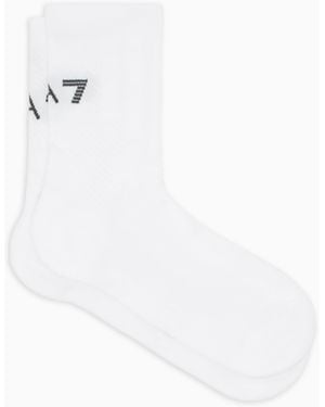EA7 Two-Pack Of Knit Socks - White