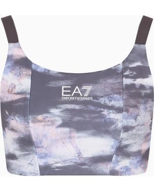 EA7 Dynamic Athlete Sports Bra - Blue