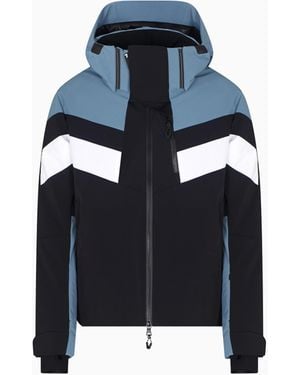 EA7 Skijacke Aus Funktionsgewebe Mit Stratum7-Wattierung - Blau