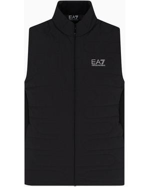 EA7 Dynamic Athlete Padded Gilet - Black