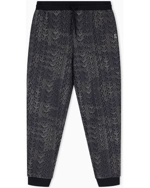 EA7 Regular Fit Pants Logo Series - Gray