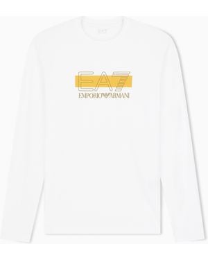 EA7 Slim-Fit T-Shirt Visibility - White