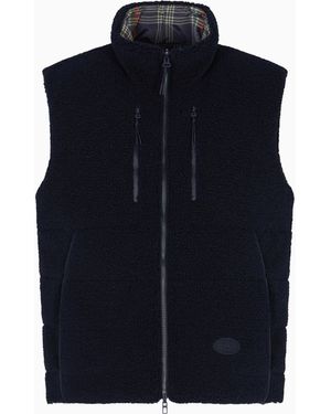 EA7 Golf Club Reversible Gilet - Blue