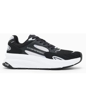 EA7 Crusher Sonic Mix Trainers - White