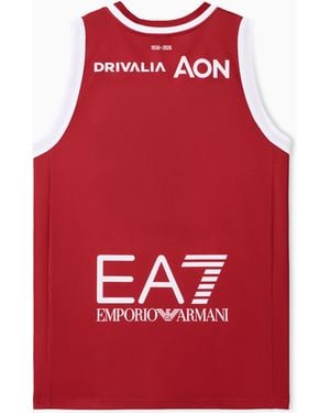 EA7 Olimpia Milano Championship 25/26 Replica Jersey - Red