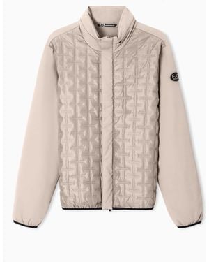 EA7 Golf Pro Ventus7 Technical Fabric Jacket - Natural