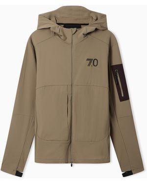 EA7 7.0 Show Hooded Jacket - Natural