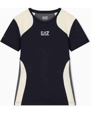 EA7 T-Shirt Tennis Pro Slim Fit - Blue