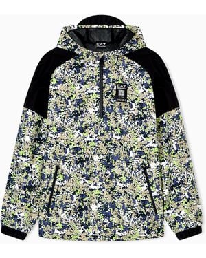 EA7 Visibility Technical-Fabric Hooded Jacket - Green