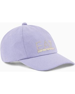 EA7 Cappello Da Baseball - Viola