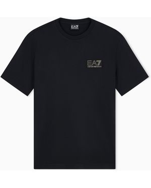 EA7 T-Shirt Premium Label Oversize - Nero