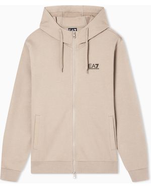 EA7 Fleece Sweatshirt Core Identity - Natural