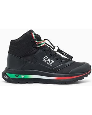 EA7 Ice Altura Hiking Boots - Black