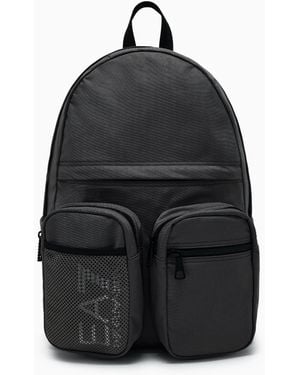 EA7 Technical Fabric Backpack - Black