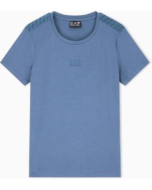 EA7 Slim Fit T-Shirt Logo Series - Blue