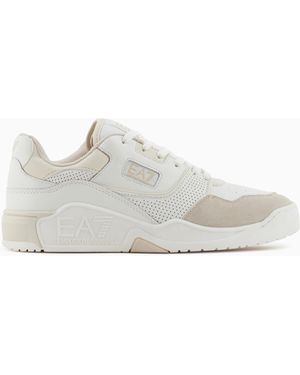 EA7 Sneakers Basket - Bianco