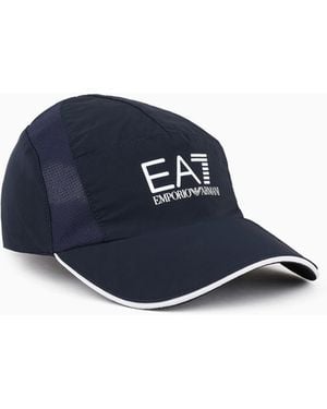 EA7 Tennis Pro Cotton Baseball Cap - Blue