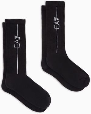 EA7 Frottee Trainingssocken Im Set Als Train Socks - Schwarz