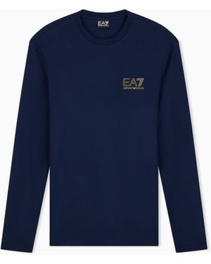 EA7 Regular Fit T-Shirt Premium Label - Blue