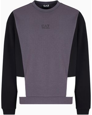 EA7 Felpa Summer Block - Blu