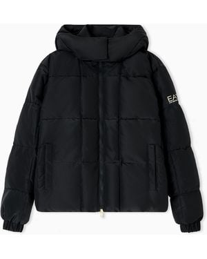 EA7 Quilted Jacket With Calidum7 Padding - Black