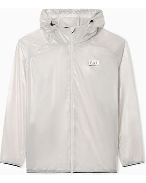 EA7 Dynamic Athlete Hooded Jacket - White