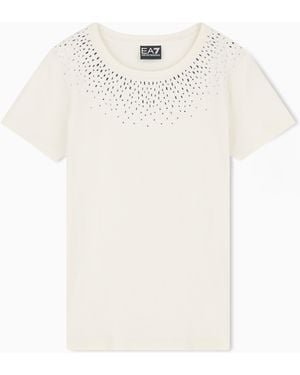 EA7 Slim-Fit T-Shirt Precious - White