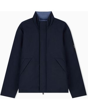 EA7 Bomber Jacket Reversible Regular Fit With Padding - Blue