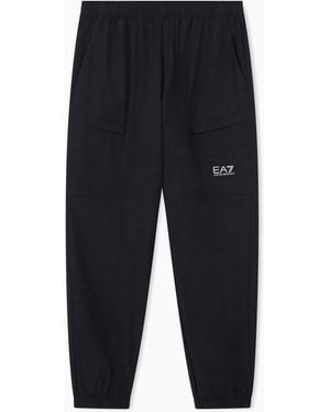 EA7 Slim-Fit Trousers Ventus 7 - Blue