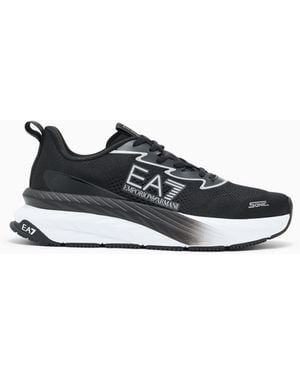 EA7 Sneaker Crusher Sonic Aus Netzgewebe Mit Dämpfung - Weiß