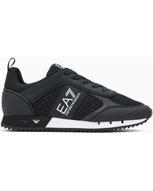 EA7 And Collection Laces Sneakers - Black