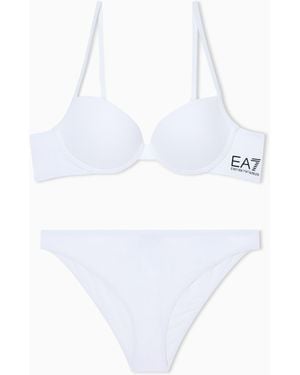EA7 Push-Up Bikini - White
