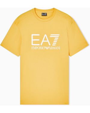 EA7 Slim-Fit T-Shirt Core Identity - Yellow