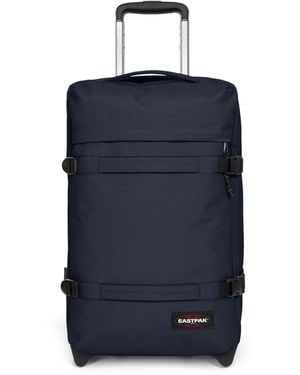 Eastpak Bagaglio A Mano Morbido Transit'R S 42L Bagaglio Da Cabina Leggero Con 2 Ruote E Lucchetto Tsa - Blu