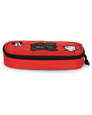 Eastpak Astuccio Organizer Oval Single Astuccio Imbottito Con Passanti Per Penne - Rosso