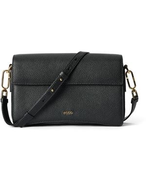 Ecco Pinch Large Pebbled - Black