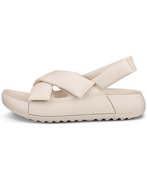 Ecco Cozmo Platform Leather - Natural