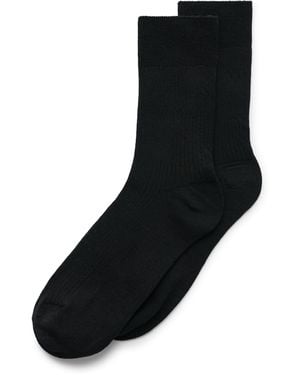 Ecco Vibe Ribbed Mid-Cut - Black