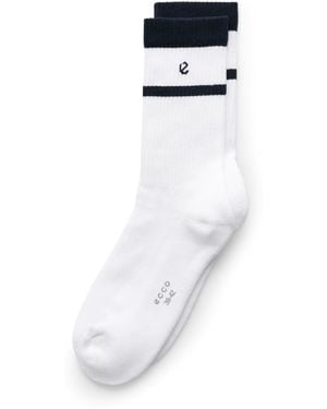 Ecco Retro Mid-Cut - White