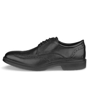 Ecco Lisbon Brogue Tie Shoe Size - Black