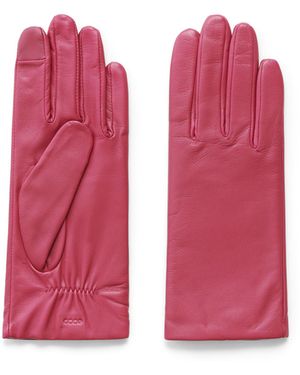 Ecco Gloves Plain - Pink