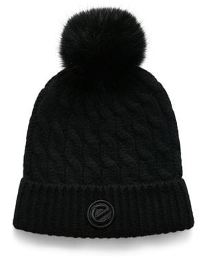 Ecco Pattern Pompom Bean - Schwarz